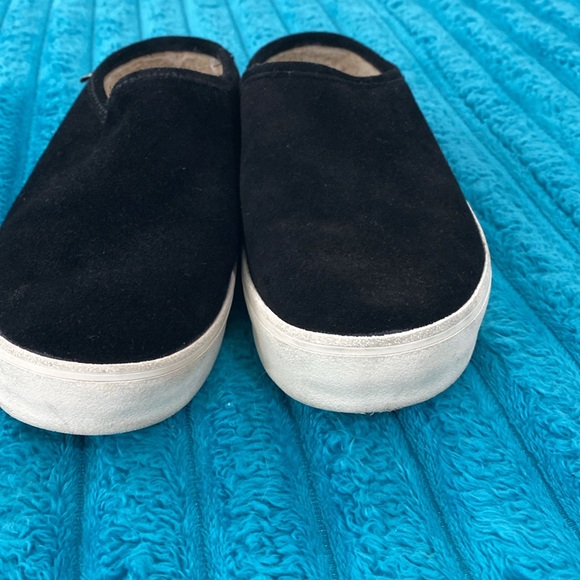 STAJEEKUM BLACK SUEDE SNEAKERS SLIDES - Picture 5 of 8